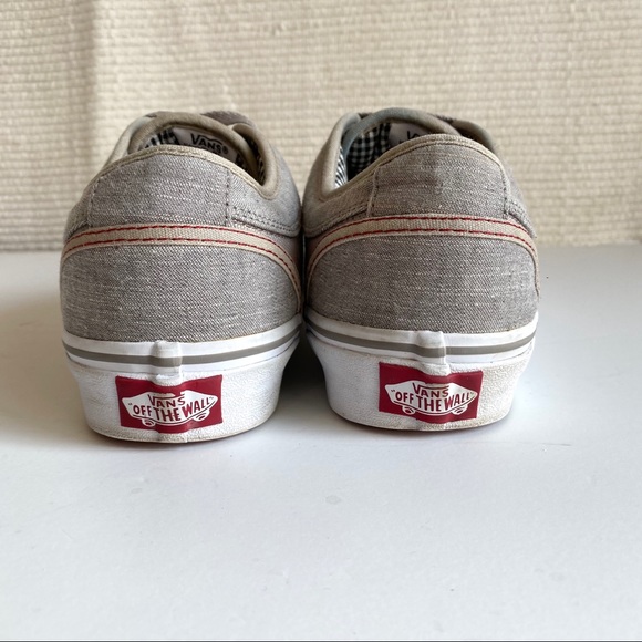 SOLD Vans Unisex 8M 9.5W Low Top Sneakers Grey - Picture 4 of 8
